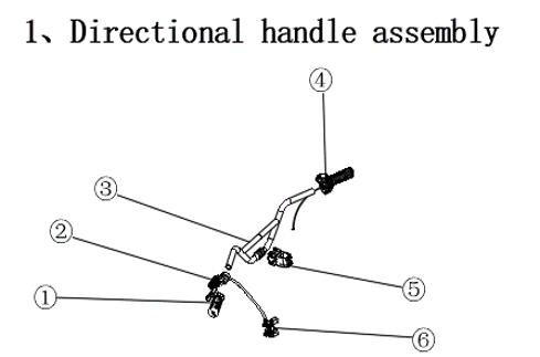 01 Directional Handle Bar Assembly