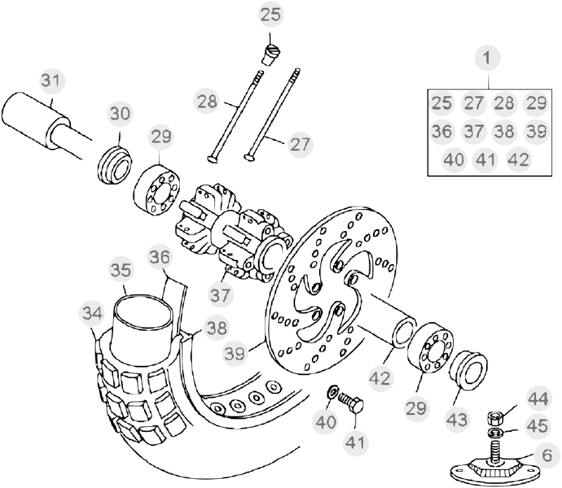 41 FRONT WHEEL