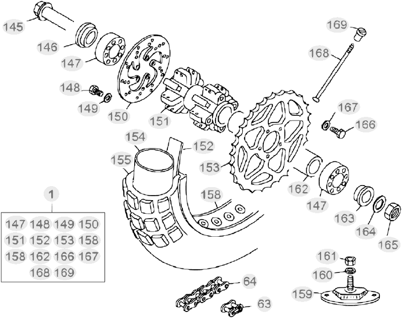 42 REAR WHEEL
