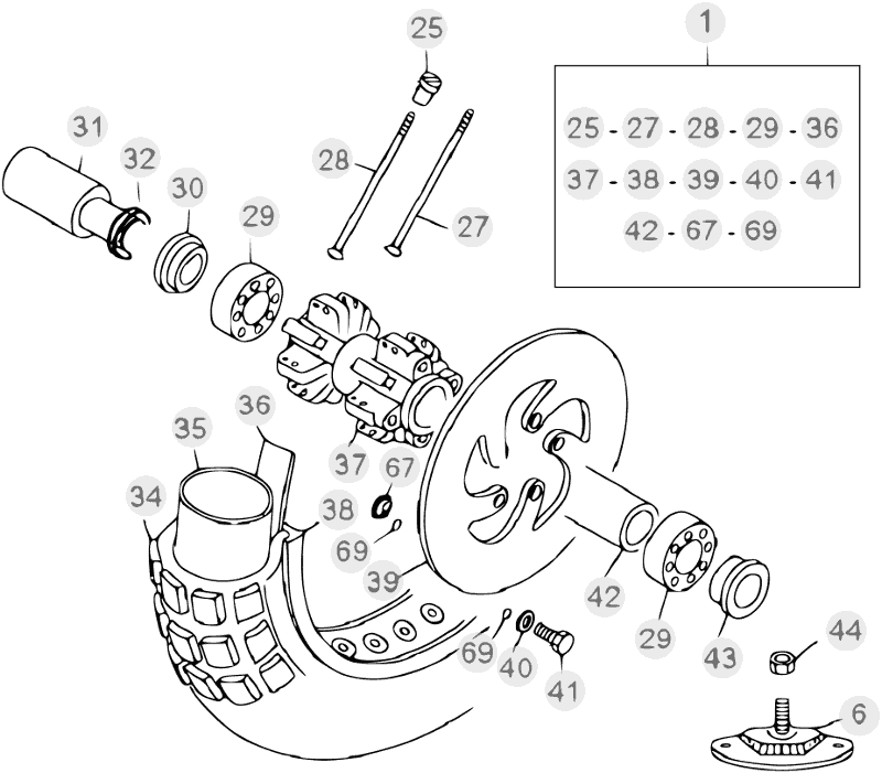 41 FRONT WHEEL