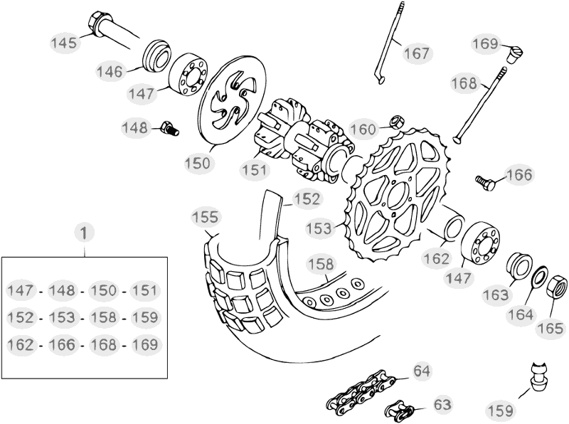 42 REAR WHEEL