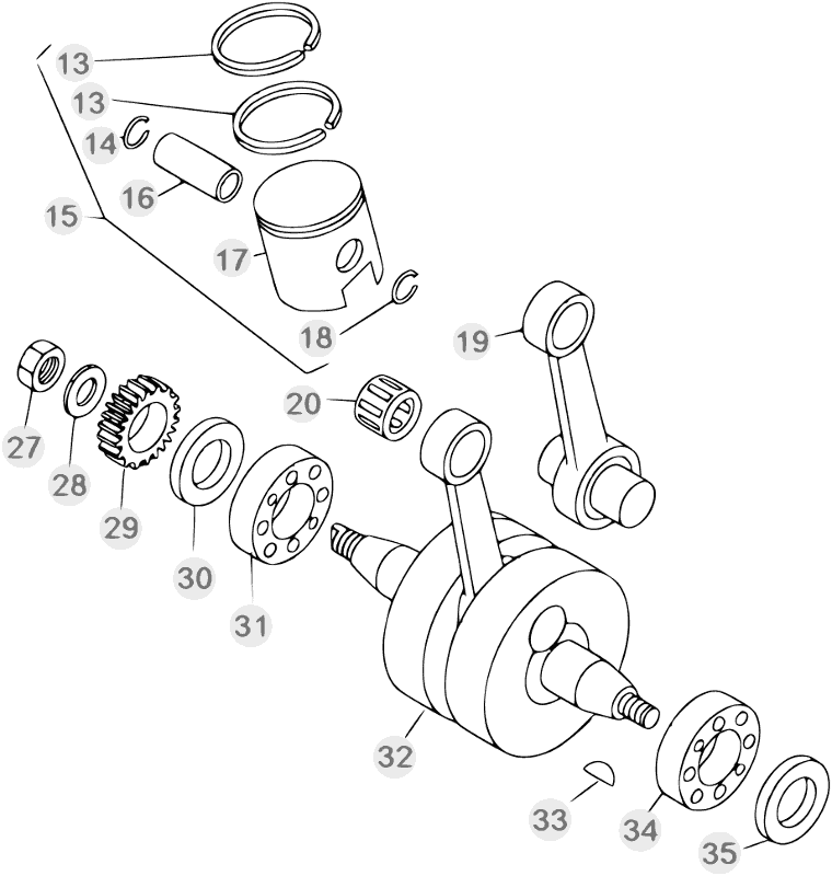 02 CRANKSHAFT/PISTON/BALANCER SHAFT