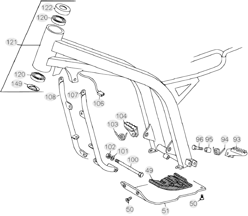 32 FRAME ACCESSORIES - FROM CHASSIS 100402 TO 199999