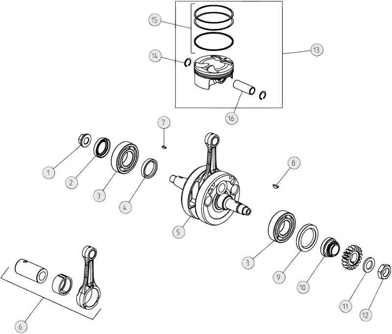 02 CRANKSHAFT/PISTON/BALANCER SHAFT