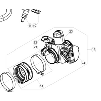 COMPLETE BETA THROTTLE BODY 4ST