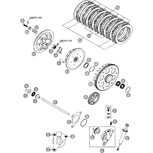 03 PRIMARY GEAR CPL./CLUTCH