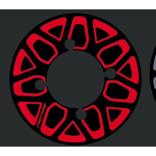 REAR SPROCKET DECAL RED REV/EVO