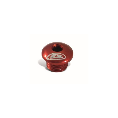 EVO 2ST ANODIZED ENGINE OIL PLUG RED MY09>