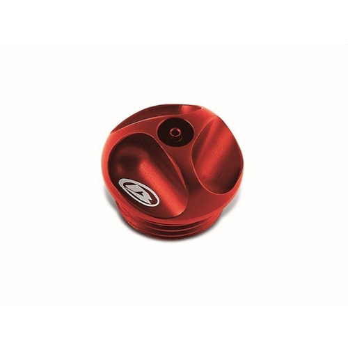 EVO FUEL CAP ALLOY RED 2ST/4ST MY09-MY16