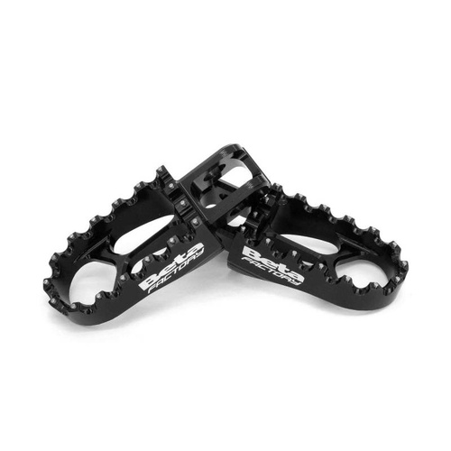 TRIALS 2ST/4ST ALLOY FOOTPEG KIT BLACK EVO MY10>
