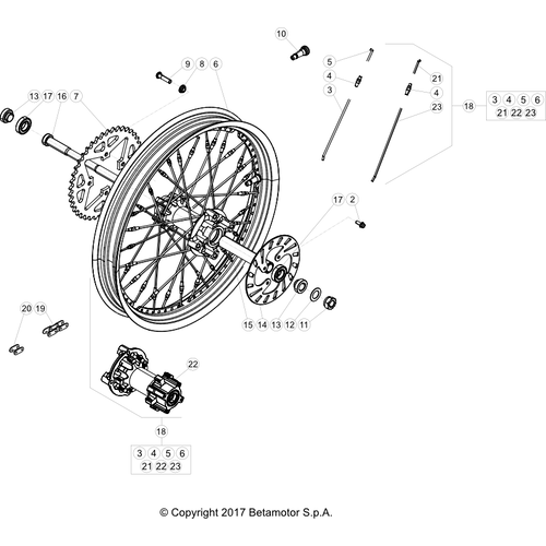 42 REAR WHEEL