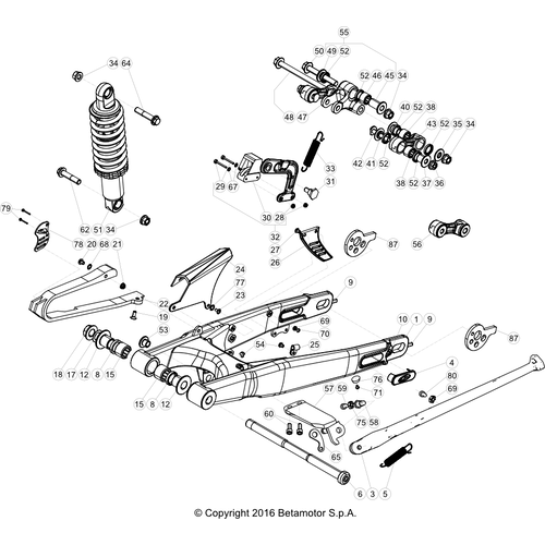 33 SWING ARM/REAR SUSPENSION