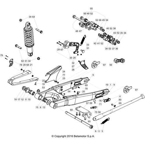 33 SWING ARM/REAR SUSPENSION