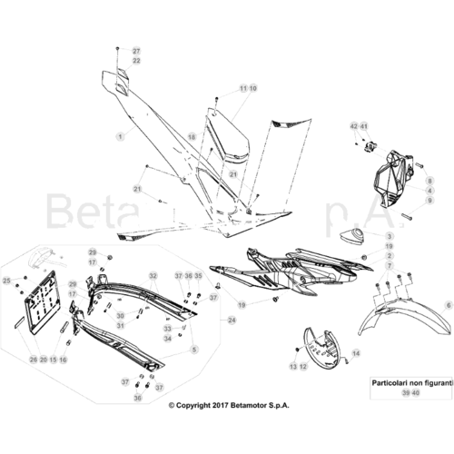 43 PLASTIC ACCESSORIES/SEAT/TANK