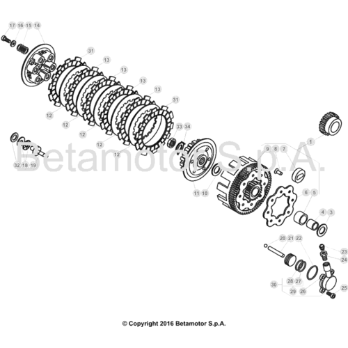 03 PRIMARY GEAR CPL./CLUTCH