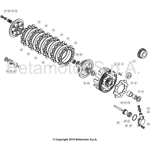 03 PRIMARY GEAR CPL./CLUTCH