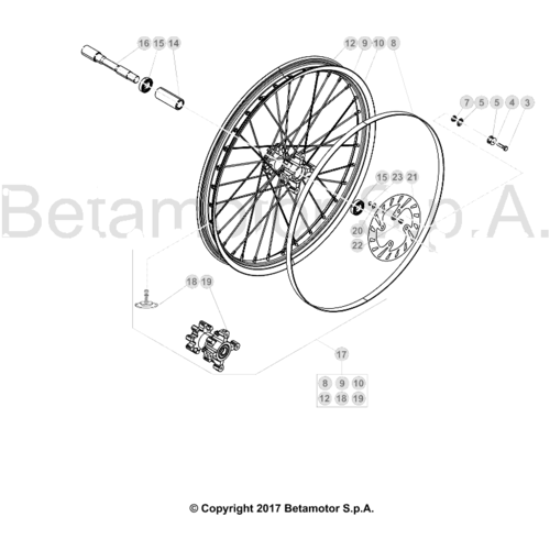 41 FRONT WHEEL