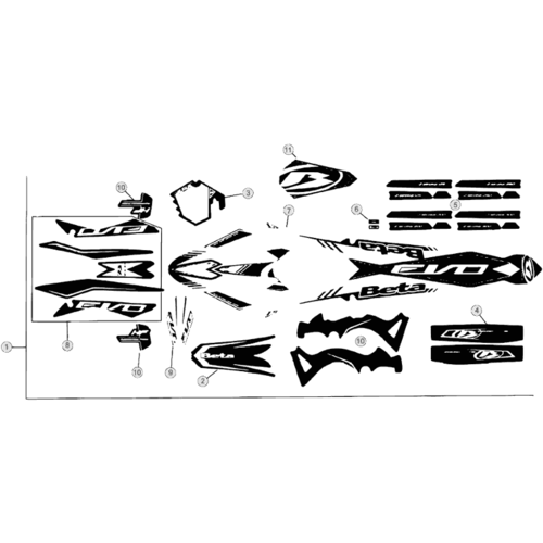 43 PLASTIC ACCESSORIES/SEAT/TANK
