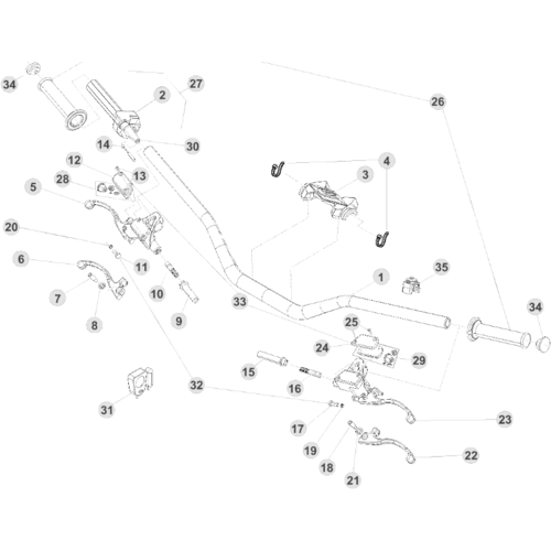 35 HANDLEBAR/CONTROLS