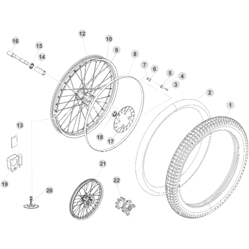 41 FRONT WHEEL