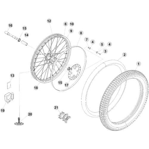41 FRONT WHEEL