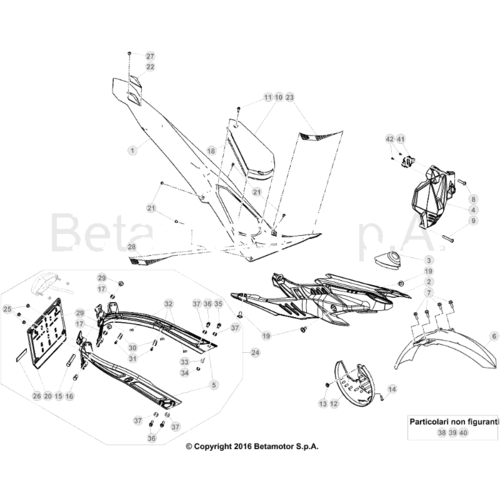 43 PLASTIC ACCESSORIES/SEAT/TANK