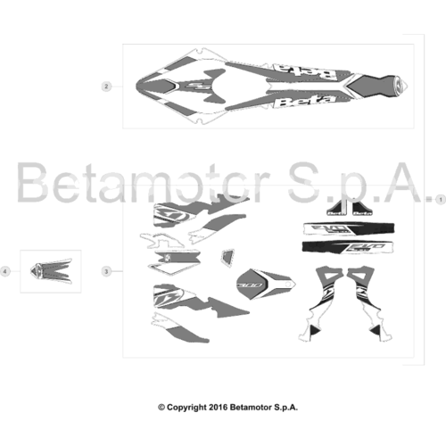 43 PLASTIC ACCESSORIES/SEAT/TANK