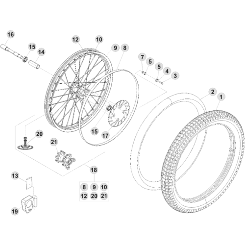 41 FRONT WHEEL