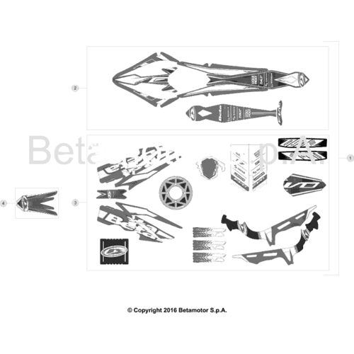 43 PLASTIC ACCESSORIES/SEAT/TANK