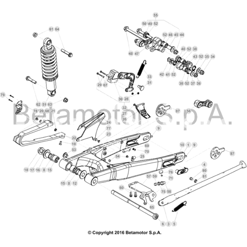 33 SWING ARM/REAR SUSPENSION