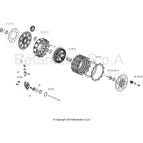 03 PRIMARY GEAR CPL./CLUTCH