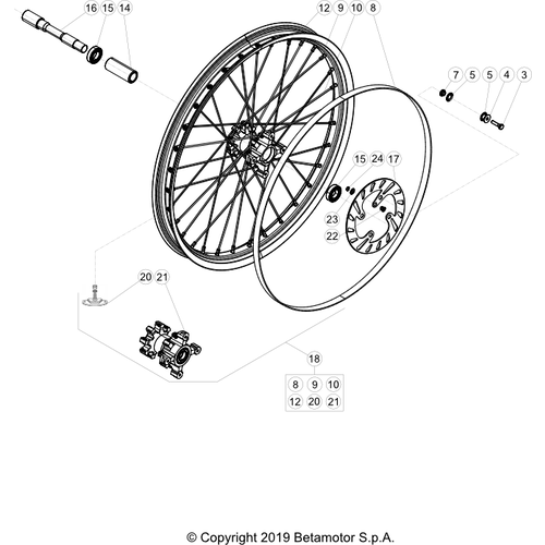 41 FRONT WHEEL