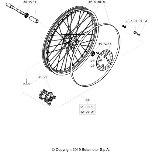 41 FRONT WHEEL