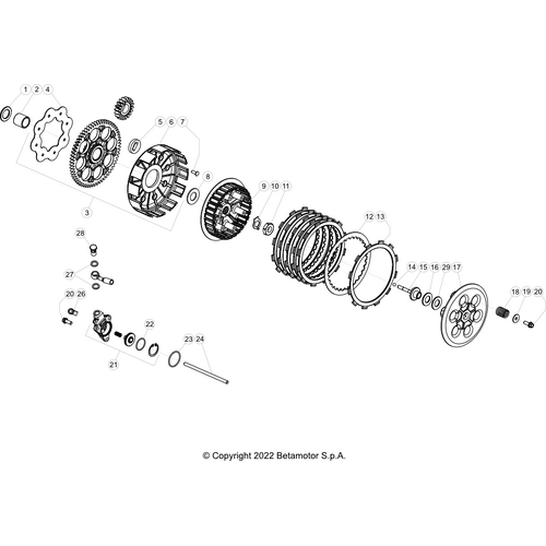 03 PRIMARY GEAR CPL./CLUTCH