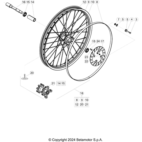 41 FRONT WHEEL