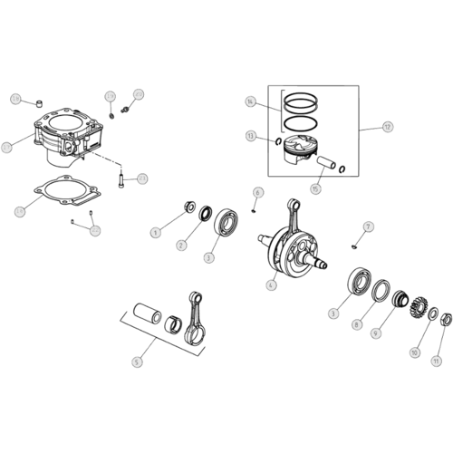 02 CRANKSHAFT/PISTON/BALANCER SHAFT
