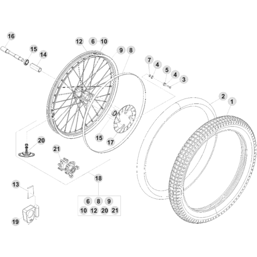41 FRONT WHEEL