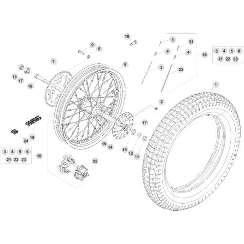 42 REAR WHEEL