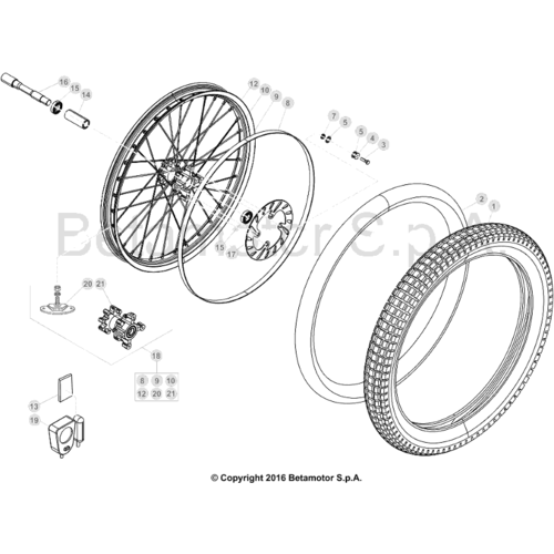 41 FRONT WHEEL