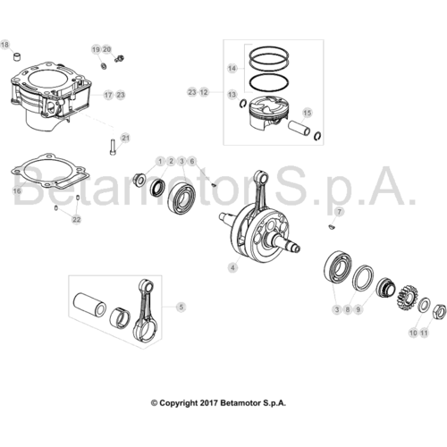 02 CRANKSHAFT/PISTON/BALANCER SHAFT