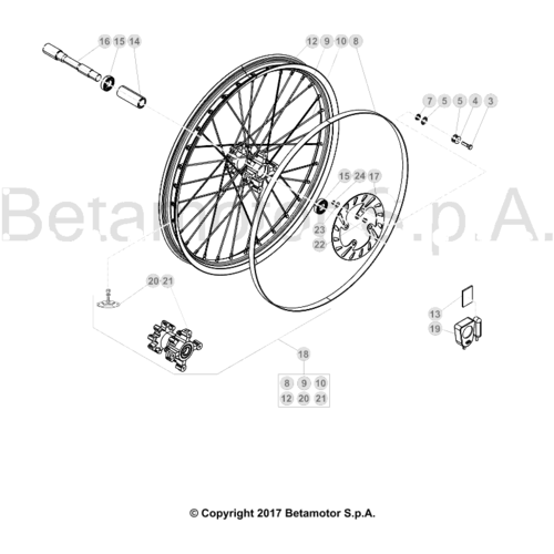 41 FRONT WHEEL