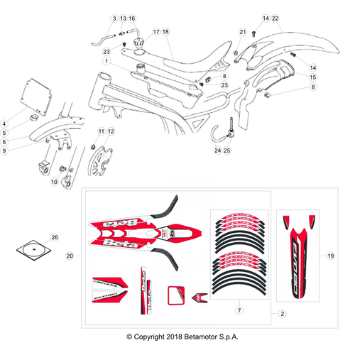 43 PLASTIC ACCESSORIES/SEAT/TANK