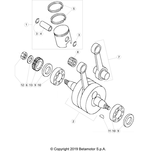 02 CRANKSHAFT/PISTON/BALANCER SHAFT