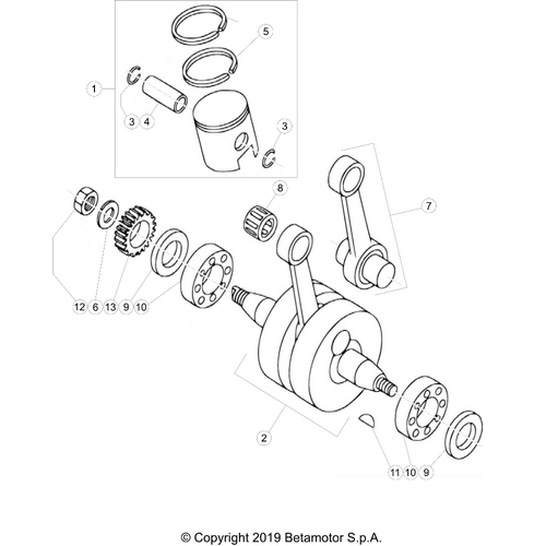 02 CRANKSHAFT/PISTON/BALANCER SHAFT