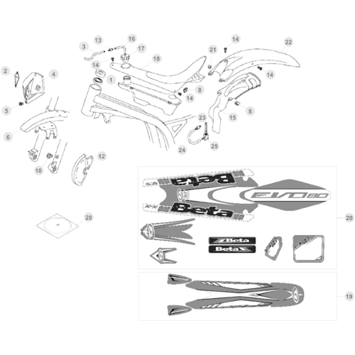 43 PLASTIC ACCESSORIES/SEAT/TANK