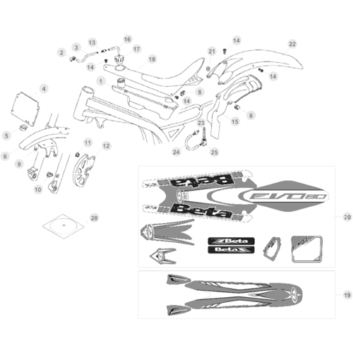 43 PLASTIC ACCESSORIES/SEAT/TANK