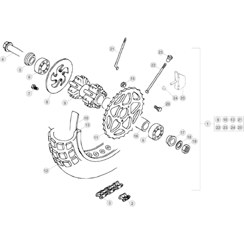 42 REAR WHEEL