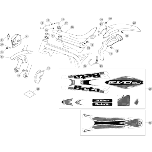 43 PLASTIC ACCESSORIES/SEAT/TANK