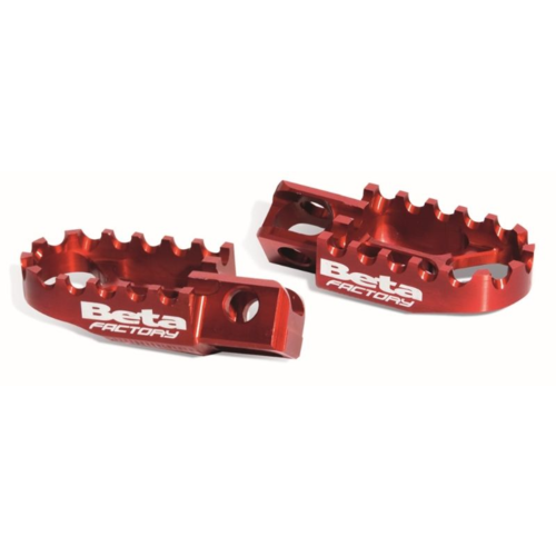 BETA TRIALS EVO RED BILLET FOOTPEG KIT