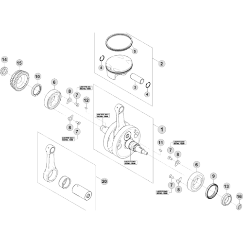 02 CRANKSHAFT/PISTON/BALANCER SHAFT